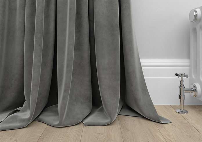 Odessa Velvet, Slate - Made to Measure Curtains - Image 6